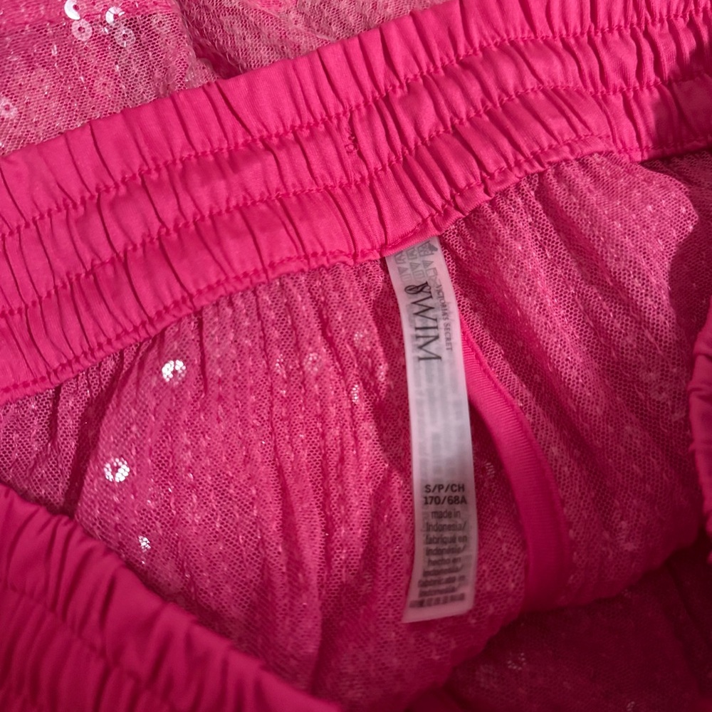 Victoria's Secret Hot Pink Sequin Swim Coverup - Picture 7 of 7